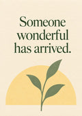 Little Wonder card front: Someone wonderful has arrived.