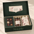 The Sweet Gesture gift hamper in a forest-green Notable keepsake box