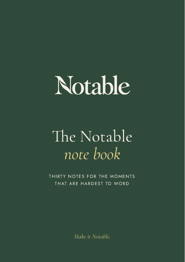The Notable note book cover