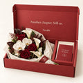 Always Us bouquet in its cherry Notable box