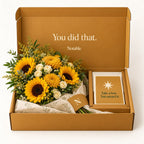 Big Energy bouquet in its ochre Notable box