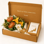 Onward bouquet in its ochre Notable box